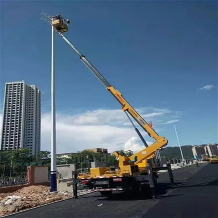 庐江县维修路灯的曲臂升降车出租